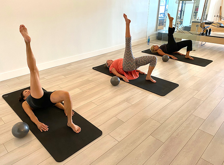 mat classes with haus of pilates